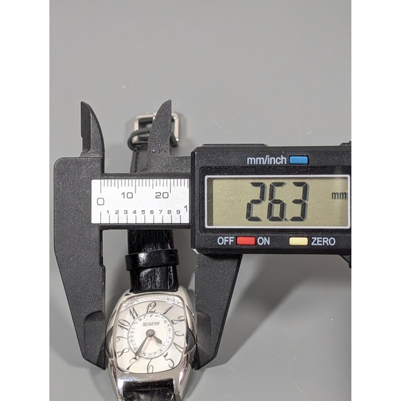 BMW Ladies Swiss Made Watch Mother of‎ Pearl MOP Crystal Bezel Stainless Steel main image 13